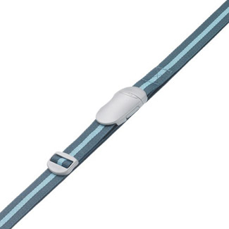 Go Travel Luggage Strap - Petrol Blue/ Light Blue