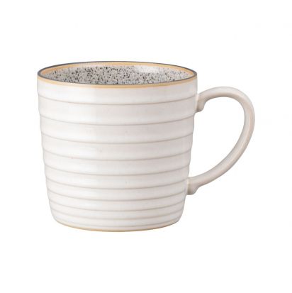 Denby Studio Grey Ridged Mug Quartz White