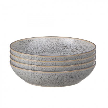 Denby Studio Grey Set of 4 Pasta Bowls