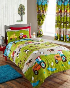 Kids Club Farmyard Readymade Curtains 66