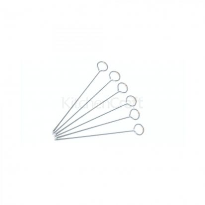 KitchenCraft Pack of Six 15cm Flat Sided Skewers
