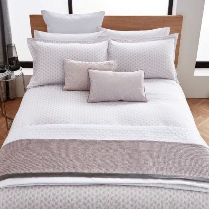 Peacock Blue Hotel Melia Dusky Pink Duvet Cover Set - Double