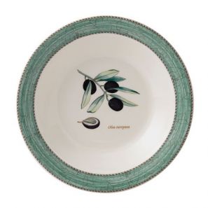 Wedgwood Sarah's Garden Green 28cm Rim Pasta/Soup Bowl